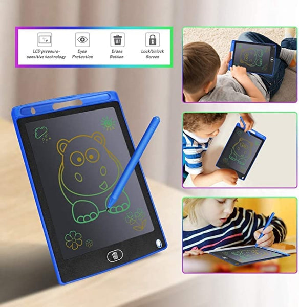 KRIPT LCD Writing Tablet, 8.5 Inch Colorful Doodle Board Drawing Tablet for Kids, Kids Travel Games Activity Learning Toys Birthday Gifts for 3 4 5 6 Year Old Boys and Girls Toddlers Brand: KRIPT