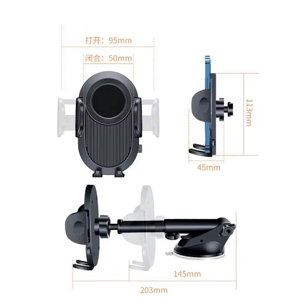 VeeDee Magnetic Mobile Holder for Car Dashboard for Car, Bike, Office, Home (Car Holder)