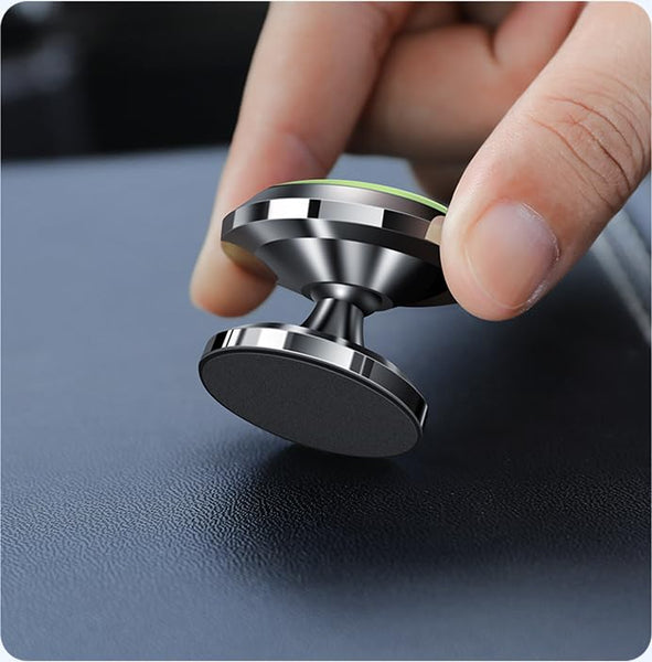 VeeDee Magnetic Mobile Phone Car Mount, Car Sturdy Stick-on Cell Phone Holder Car Built-in Amazing Strong Magnets, Hands Free Magnetic Car Phone Holder Mount with Strong Adhesive Mounting