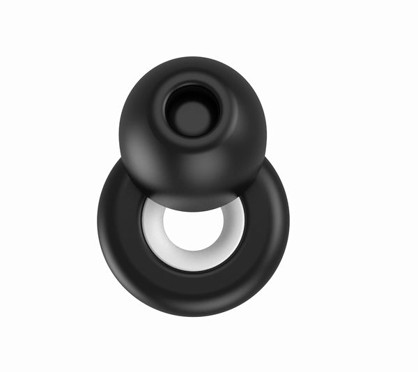 VeeDee Ear Plugs for Sleeping Noise Reduction Reuseable, Concerts, Focus, Travel, Work, High Fidelity–3 Pair Eartips – Flexible Soft-Touch SNR 24dB & NRR 14 Noise Cancelling Black (Pack of 1)