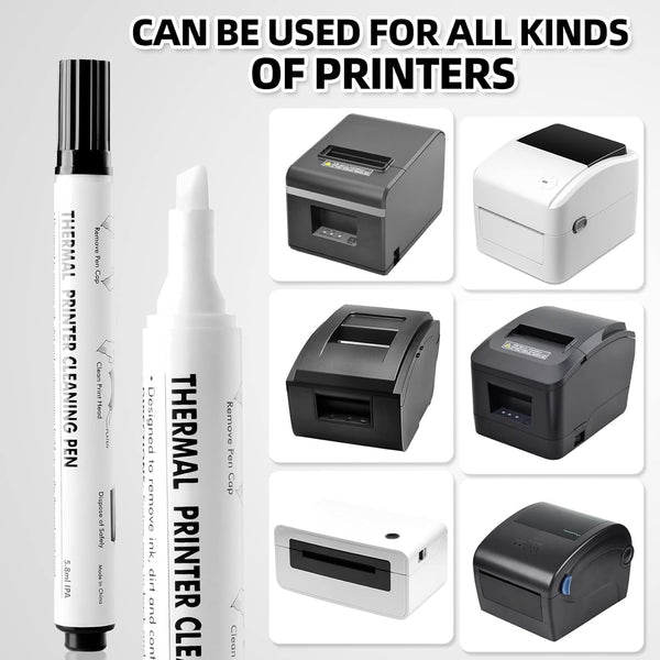 VeeDee Professional Thermal Printer Cleaning Pen -Extends Printhead Life