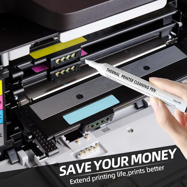 VeeDee Professional Thermal Printer Cleaning Pen -Extends Printhead Life