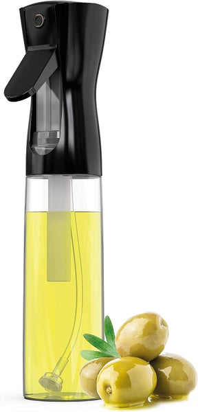 VeeDee Oil Sprayer for Cooking - 210ml Glass Oil Dispenser Bottle Spray Mister - Refillable Food Grade Oil Vinegar Spritzer Sprayer Bottles for Kitchen, Air Fryer, Salad, Grilling, Frying