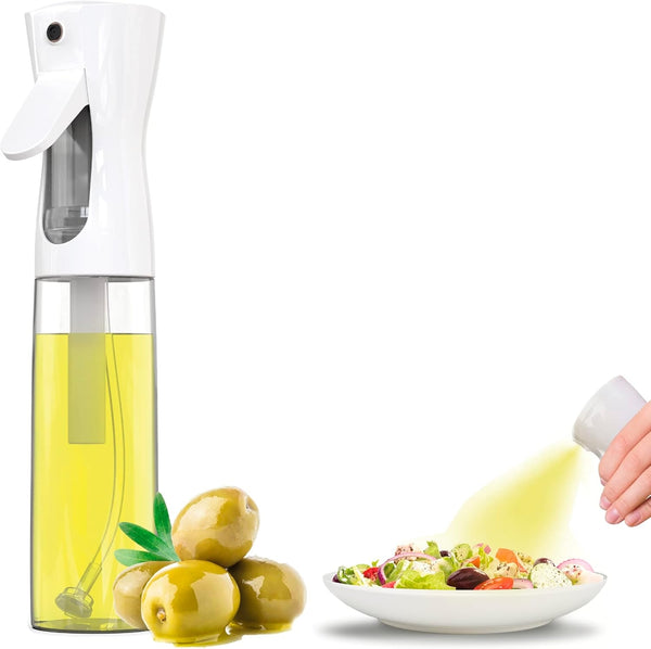 VeeDee Oil Sprayer for Cooking - 210ml Glass Oil Dispenser Bottle Spray Mister - Refillable Food Grade Oil Vinegar Spritzer Sprayer Bottles for Kitchen, Air Fryer, Salad, Grilling, Frying