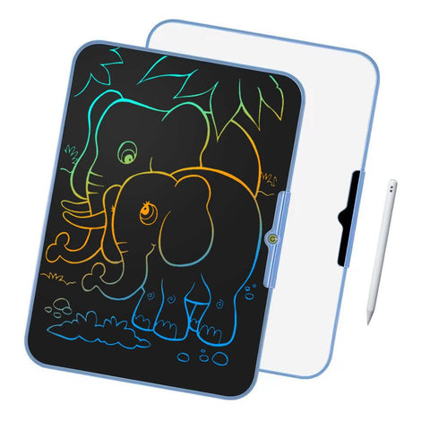VeeDee 20-Inch Rechargeable LCD Writing Tablet | Digital Drawing & Handwriting Pad for Kids, Students & Office Use | Reusable Ewriter Tablet Board (Blue)