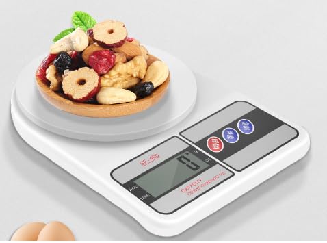 Digital Kitchen Food & Baking Scale with LCD Display | 10kg Capacity Multipurpose for Meal Prep, Grocery & Home Use | SF-400 Style