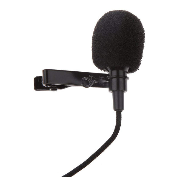 VeeDee Lavalier Collar Microphone Voice Recording for Singing YouTube, Interview, Teaching, Recording, Smartphones, Black