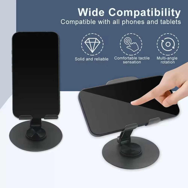 VeeDee Rotating Aluminium Alloy Mobile Phone and Tablet Universal Stand