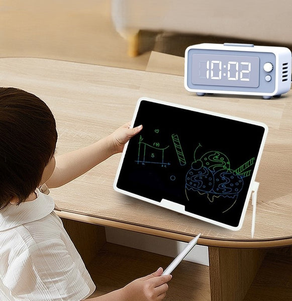 Tvara Rechargeable Writing Board 16 Inch LCD Writing Tablet, Colorful Screen Drawing Pad, E-Note and Scribbler Boards for Kids, Electronic Educational Learning Toys for 3-12 Year Old Girls & Boys