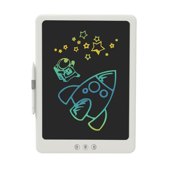 Tvara 15" Half Erasable LCD Writing Board for Kids & Adults with Back Side White Board - Ideal for Drawing, Note-Taking, and Learning with Eco-Friendly, Portable Design