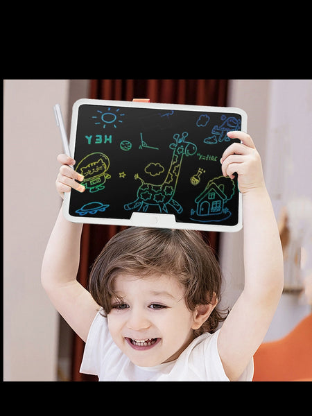 Tvara Rechargeable Writing Board 16 Inch LCD Writing Tablet, Colorful Screen Drawing Pad, E-Note and Scribbler Boards for Kids, Electronic Educational Learning Toys for 3-12 Year Old Girls & Boys