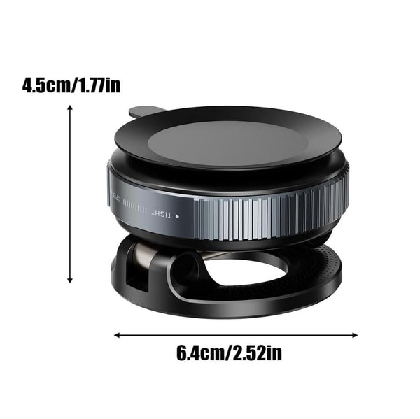 VeeDee Magnetic Car Phone Mount – 360° Vacuum Suction Magnetic Phone Holder for Car Dashboard & Windshield – Universal Multi-Surface MagSafe Car Mount for Home, Gym Mirror & Shower
