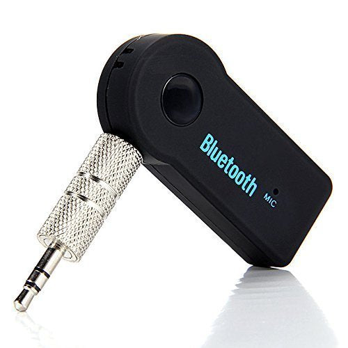 VeeDee Bluetooth Hands-free Car Kit Bluetooth Music Receiver Adapter with Built-in Mic